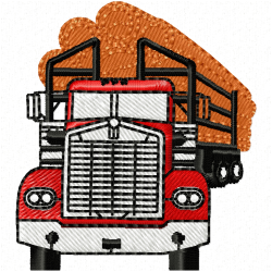 Truck Embroidery Design 5 Truck Embroidery Design 5